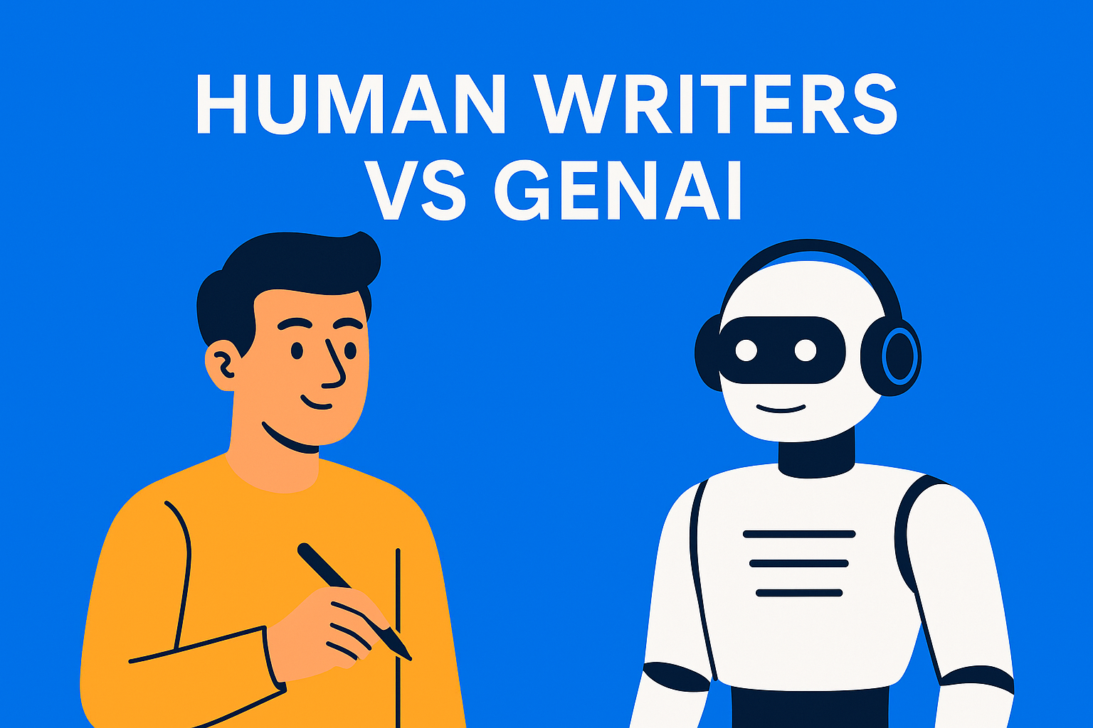 Generative AI vs Human Writers: Where Each Excels (And Fails)