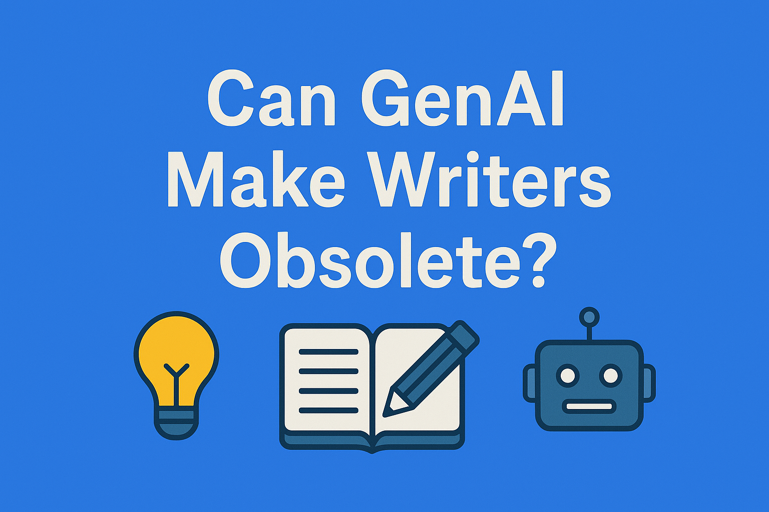 Can GenAI Make Writers Obsolete?