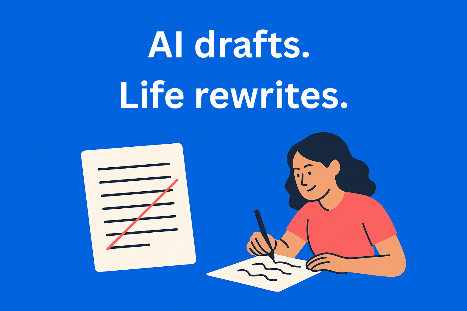AI Writes in Straight Lines - But Real Stories Have Curves
