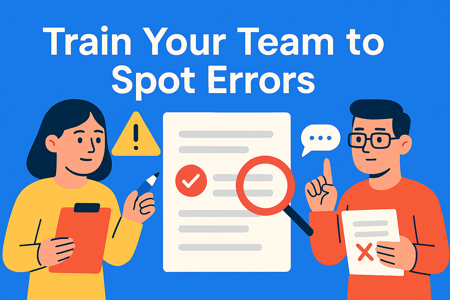 Train Your Team to Spot Errors: Using AI Drafts as Practice Material