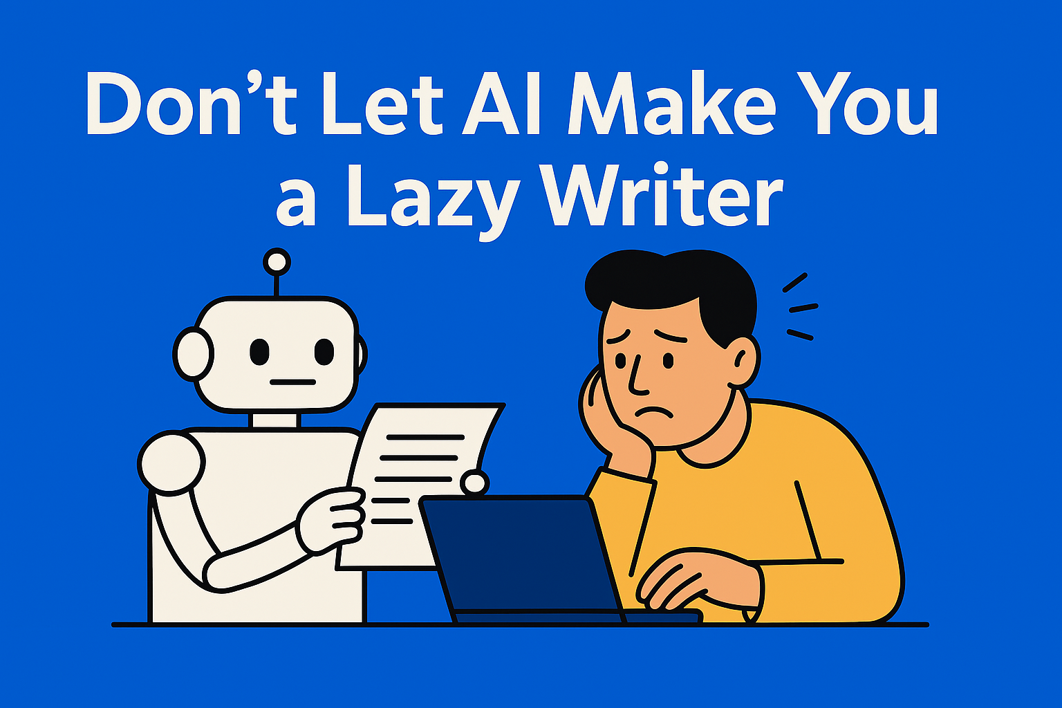 Don’t Let AI Make You a Lazy Writer