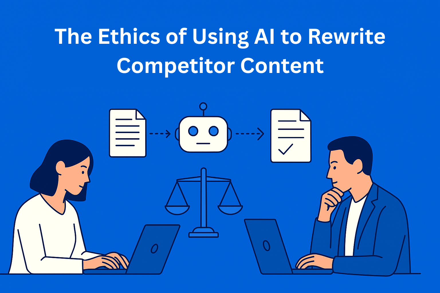 The Ethics of Using AI to Rewrite Competitor Content