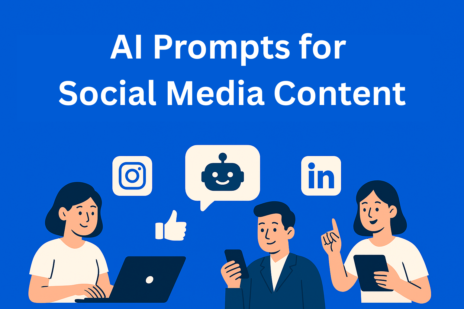 AI Prompts for Social Media Content (Instagram, LinkedIn, X)