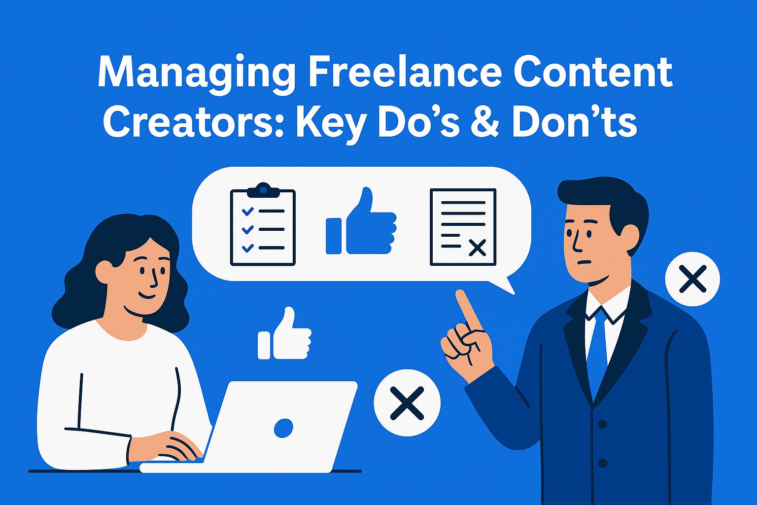 The Do’s and Don’ts of Managing Freelance Content Creators