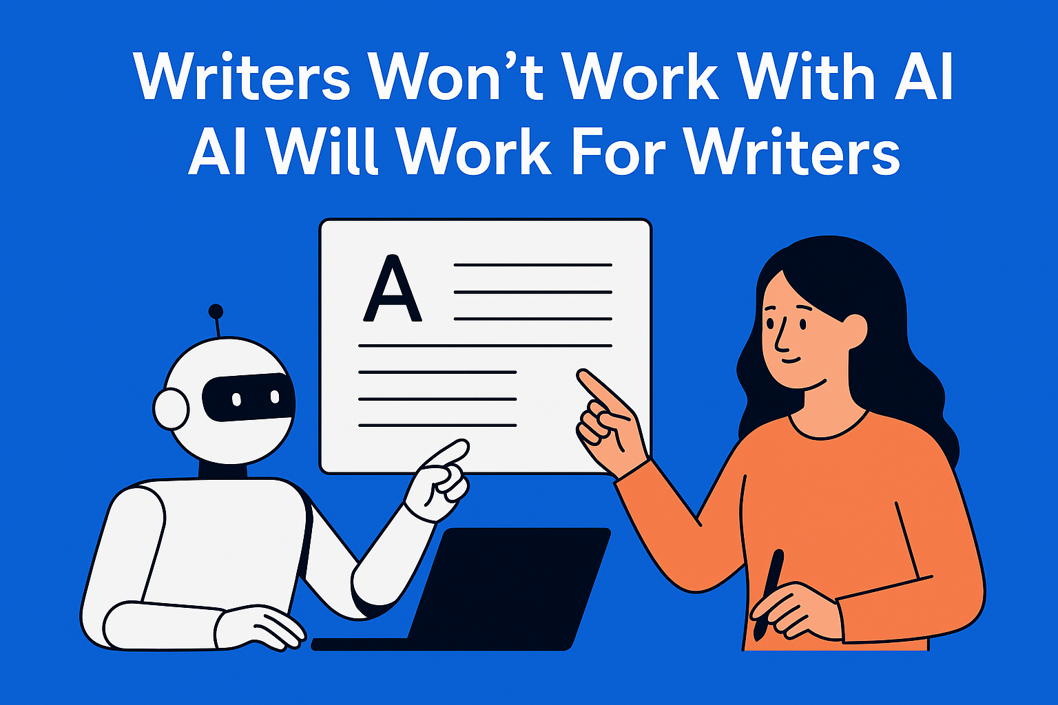 Writers Won’t Work With AI - AI Will Work For Writers