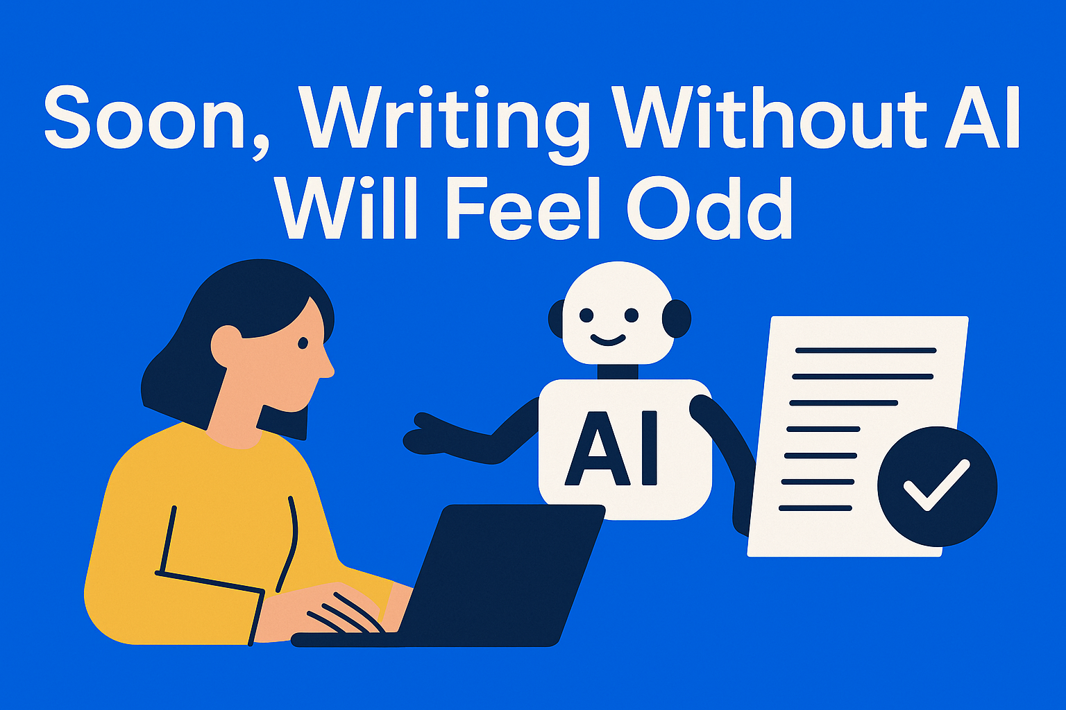 In a Few Years, Writing Without AI Might Feel Like Writing Without Spellcheck