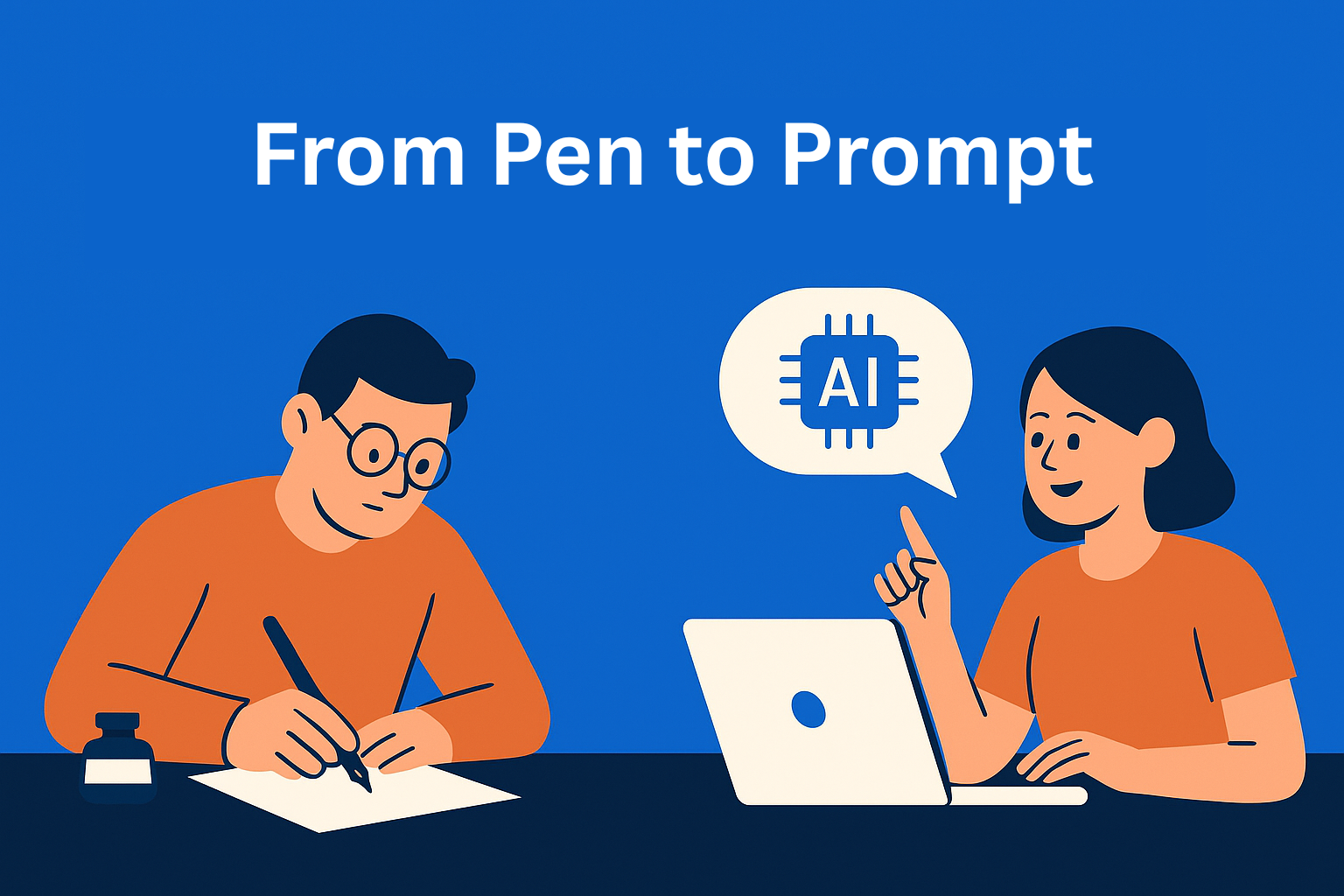 From Pen to Prompt: The Evolution of the Writer in the AI Era