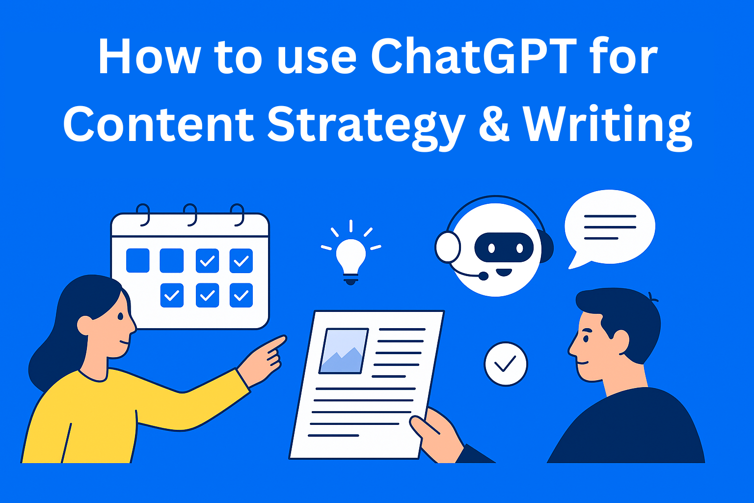 How to Use ChatGPT for Content Planning, Writing & Optimization