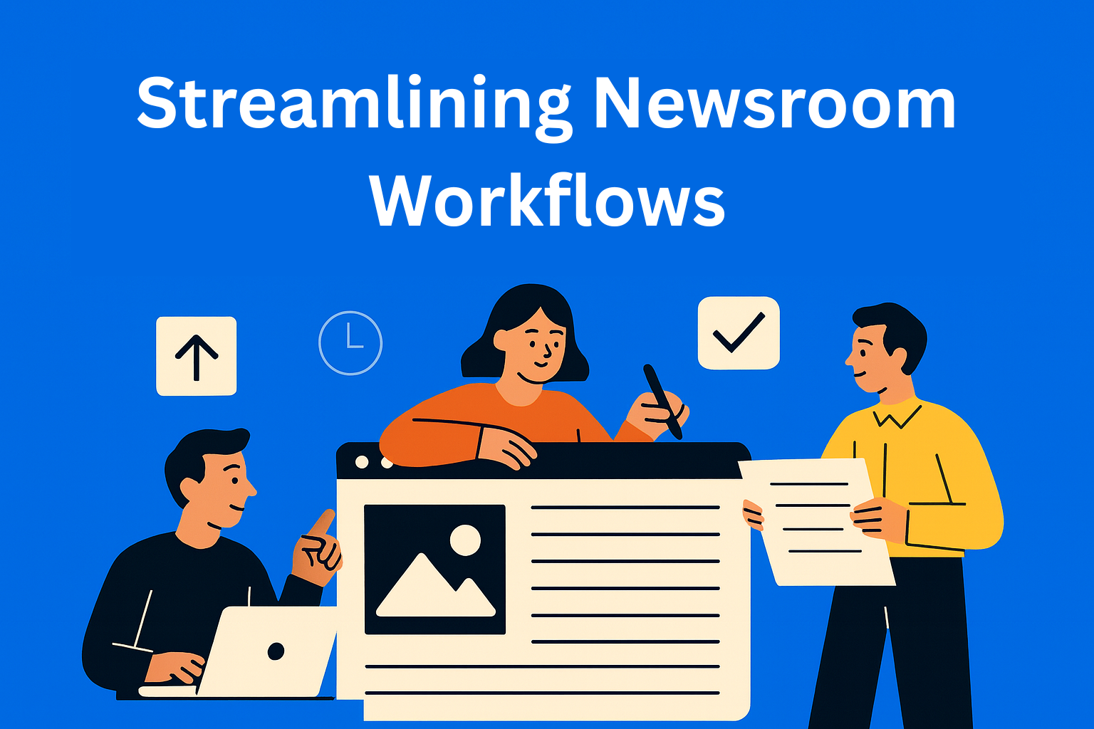 How Newsrooms Can Streamline Content Workflows to Publish Faster