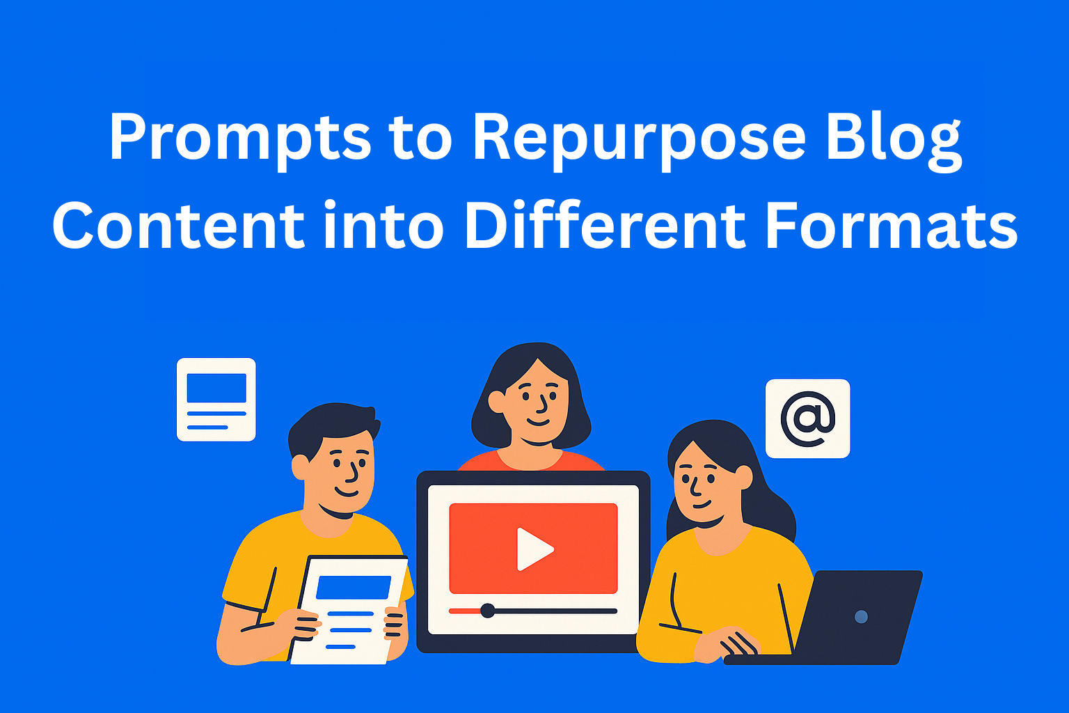 Prompts to Repurpose Blog Content into Different Formats (social, video, email)