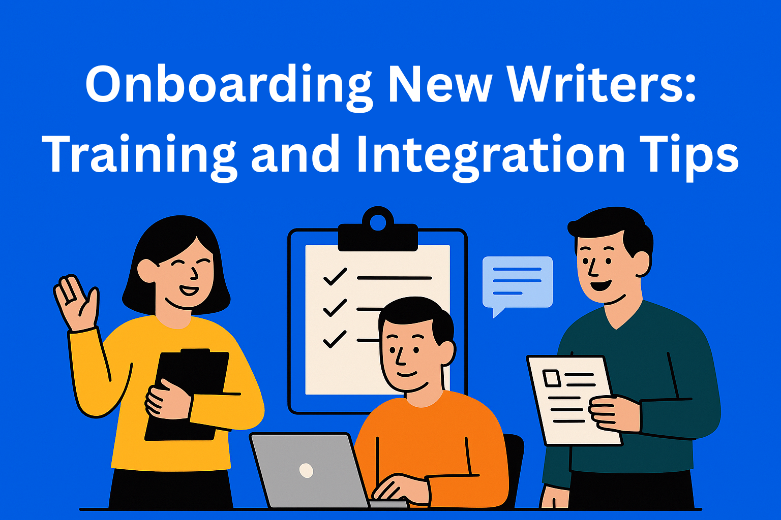 Onboarding New Writers: Training and Integration Tips