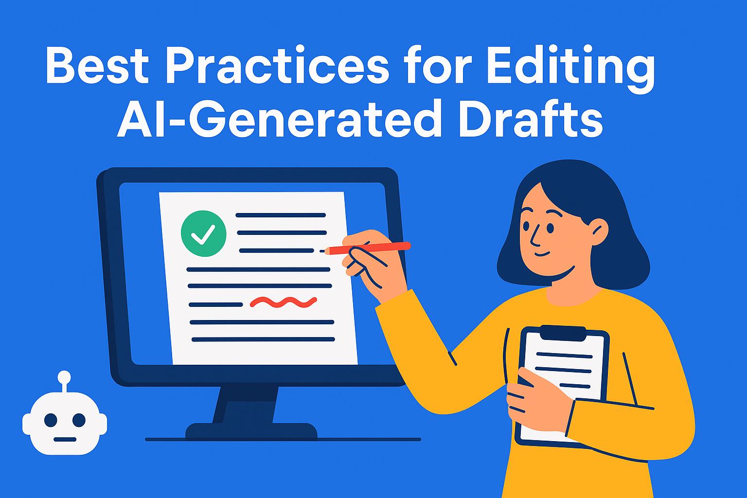 Best Practices for Editing and Reviewing AI-Generated Drafts