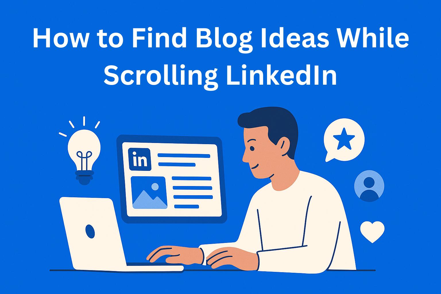 How to Spot Blog-Worthy Topics While Scrolling LinkedIn