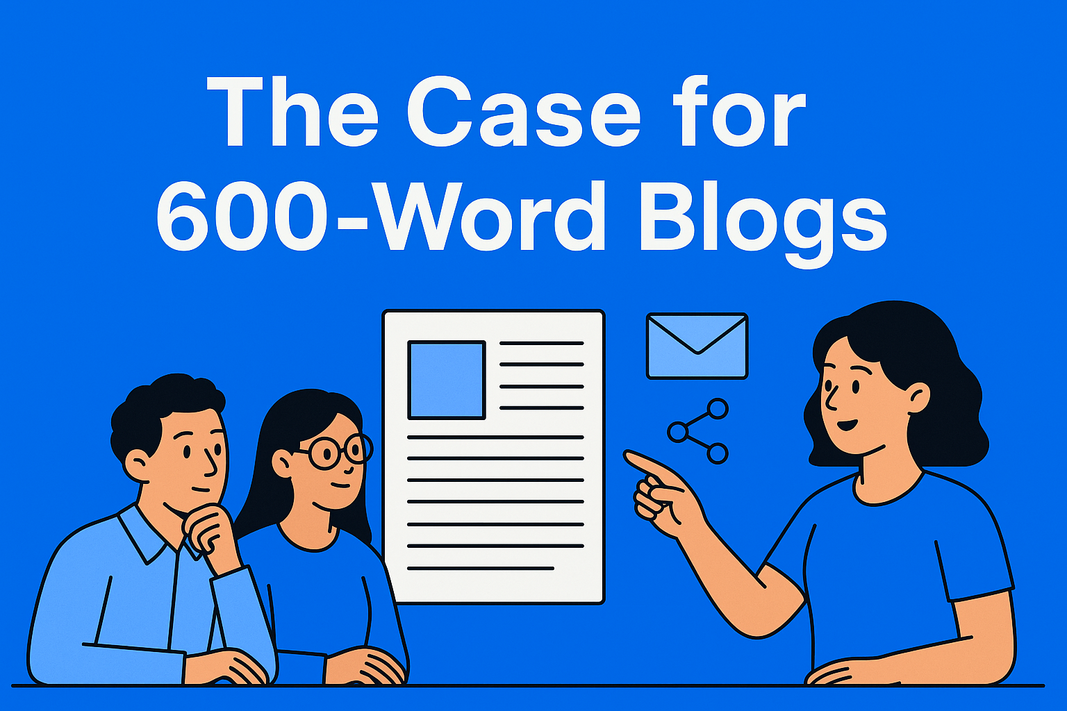 Short, Sharp, and Shareable: The Case for 600-Word Blogs
