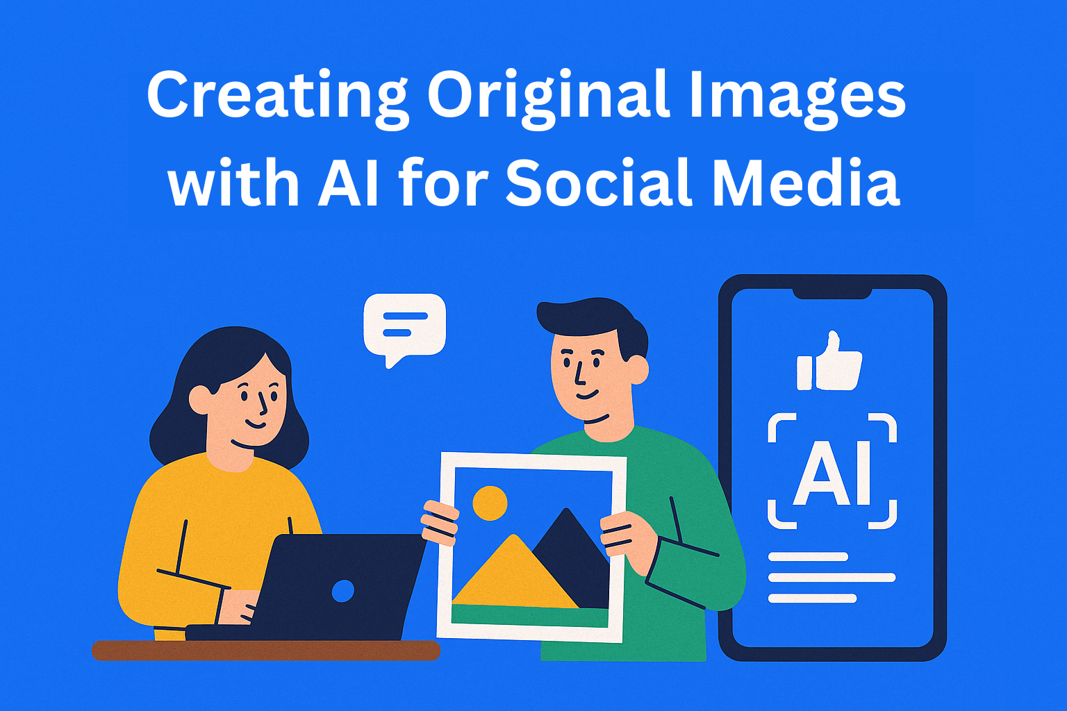 The End of Stock Photos? Creating Original Images with AI for Social Media