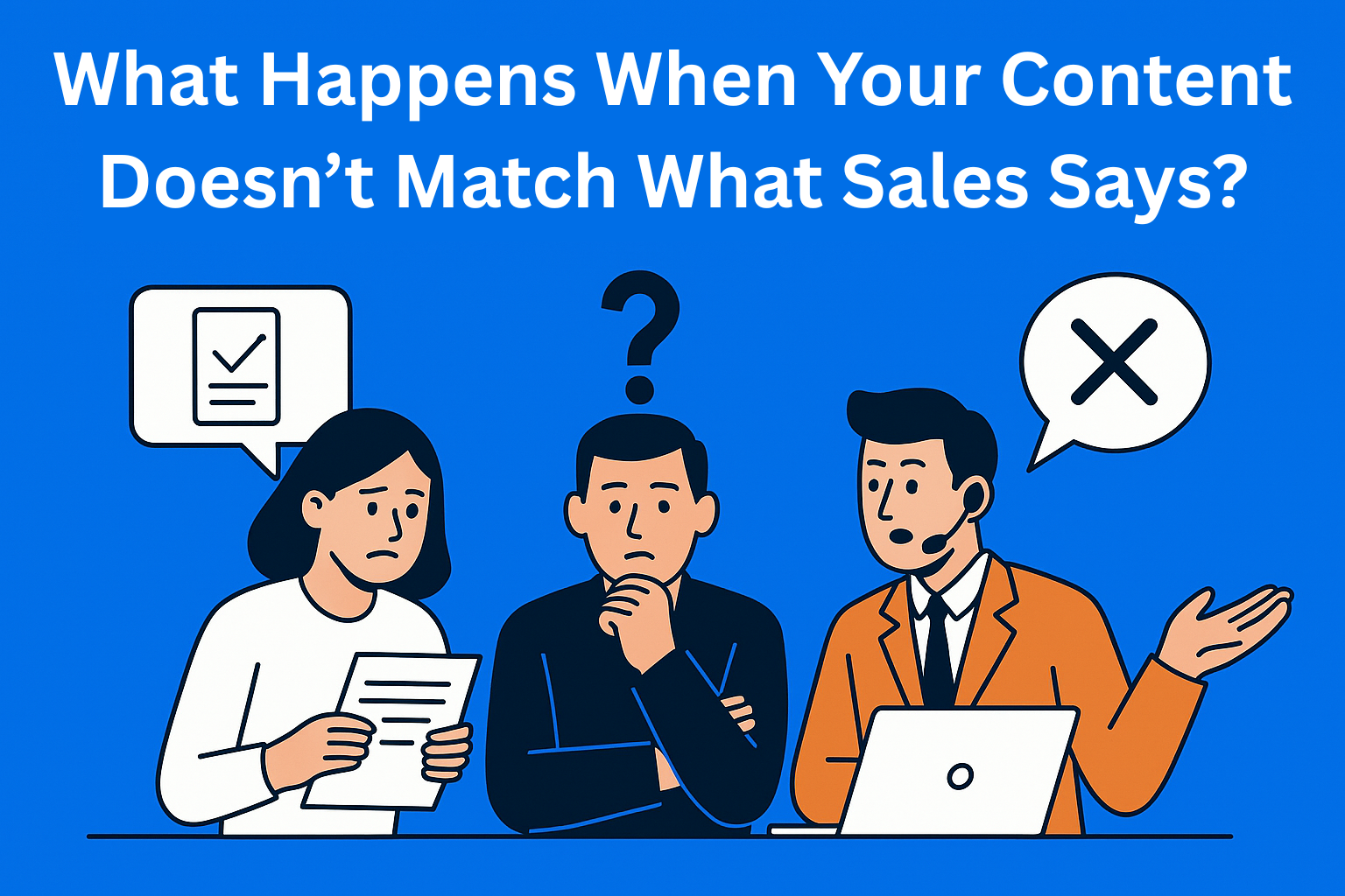 What Happens When Your Content Doesn’t Match What Sales Says?
