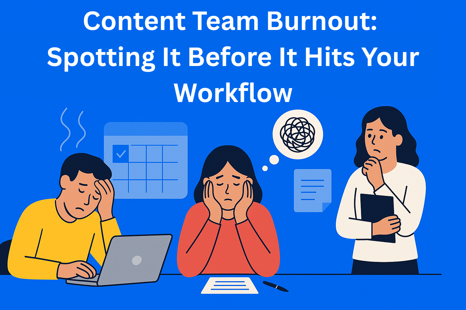 Content Team Burnout: Spotting It Before It Hits Your Workflow