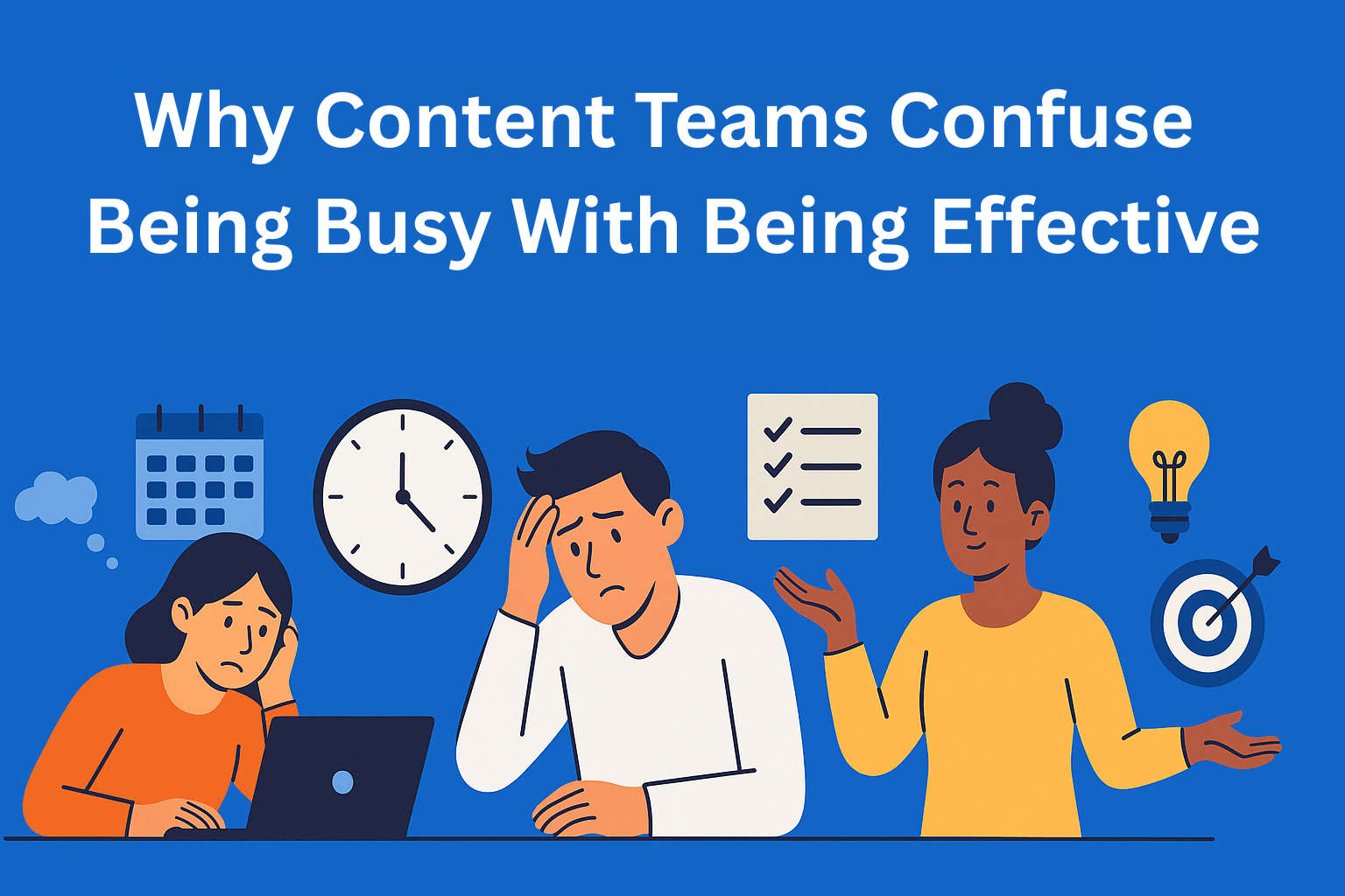 Why So Many Teams Confuse “Busy” With “Effective” in Content Work