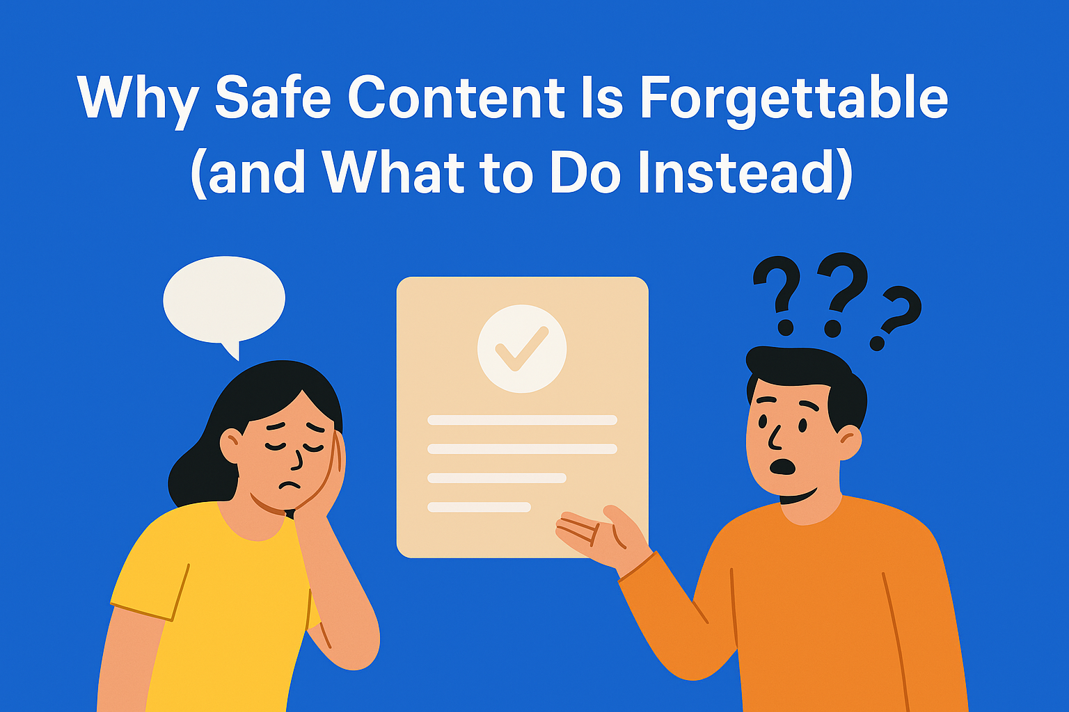 If Nobody Disagrees With Your Content, It’s Probably Forgettable