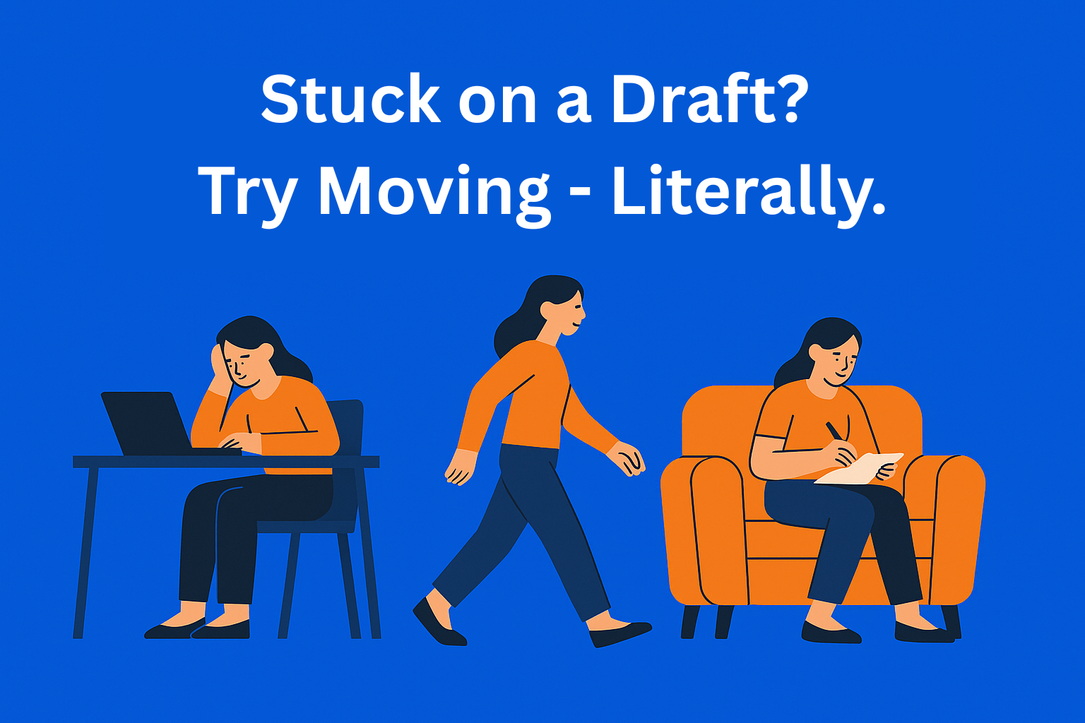Stuck on a Draft? Try Moving - Literally.