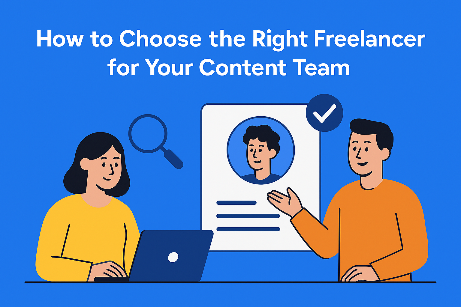How to Choose the Right Freelancer for Your Content Team
