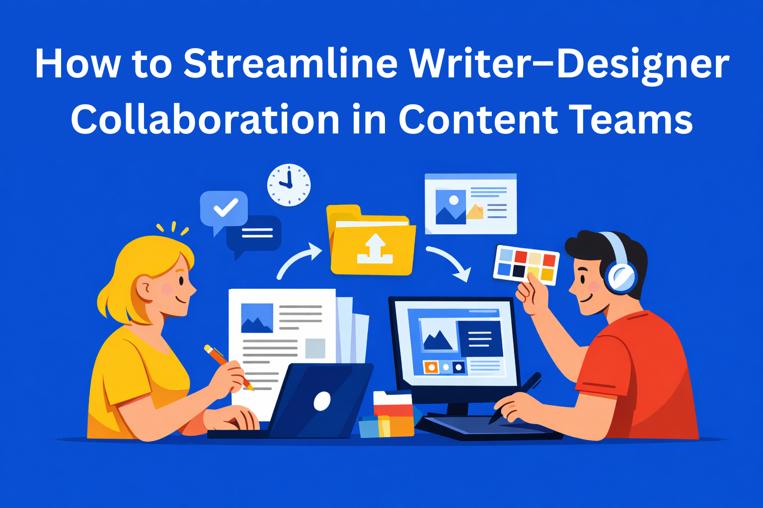 How to Streamline Writer-Designer Collaboration in Content Teams