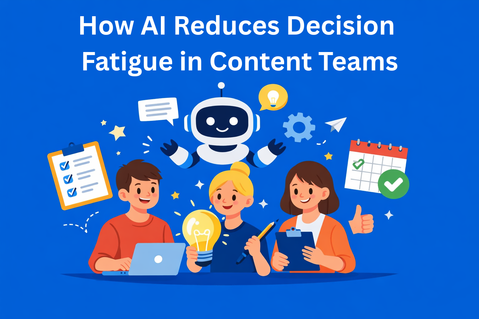 How AI Reduces Decision Fatigue in Content Teams