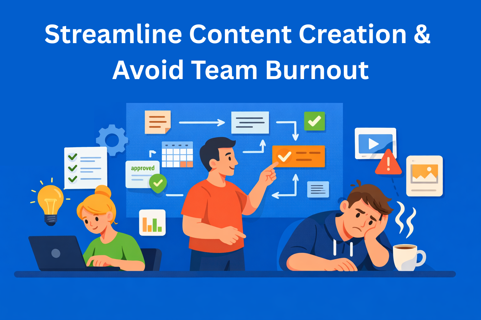 How to Streamline Content Production and Prevent Team Burnout