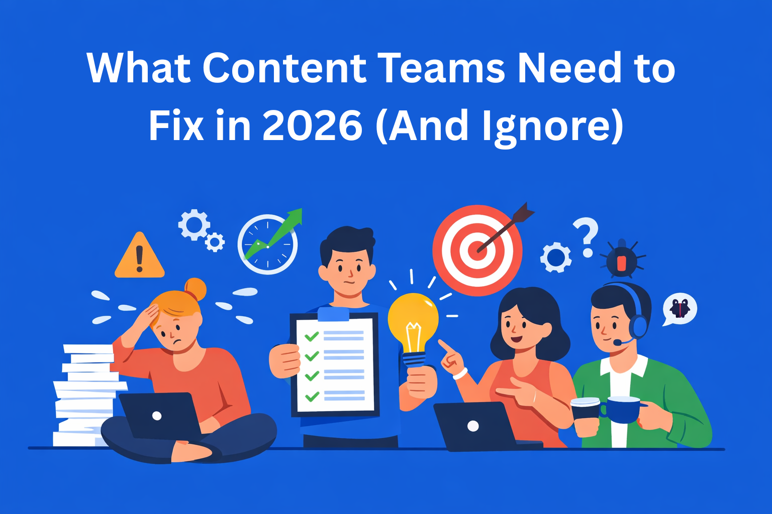 What Content Teams Actually Need to Fix in 2026 (And What They Can Ignore)