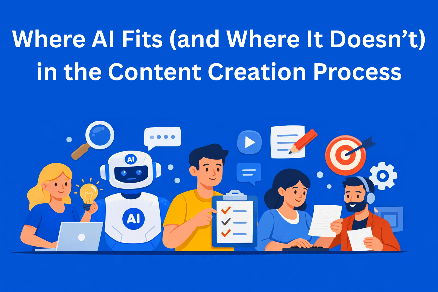 Where AI Fits (and Where It Doesn’t) in the Content Creation Process