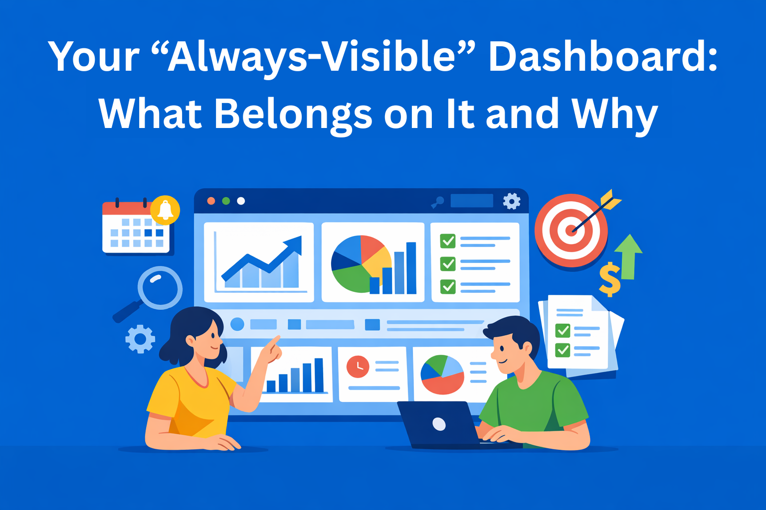 Your “Always-Visible” Dashboard: What Belongs on It and Why
