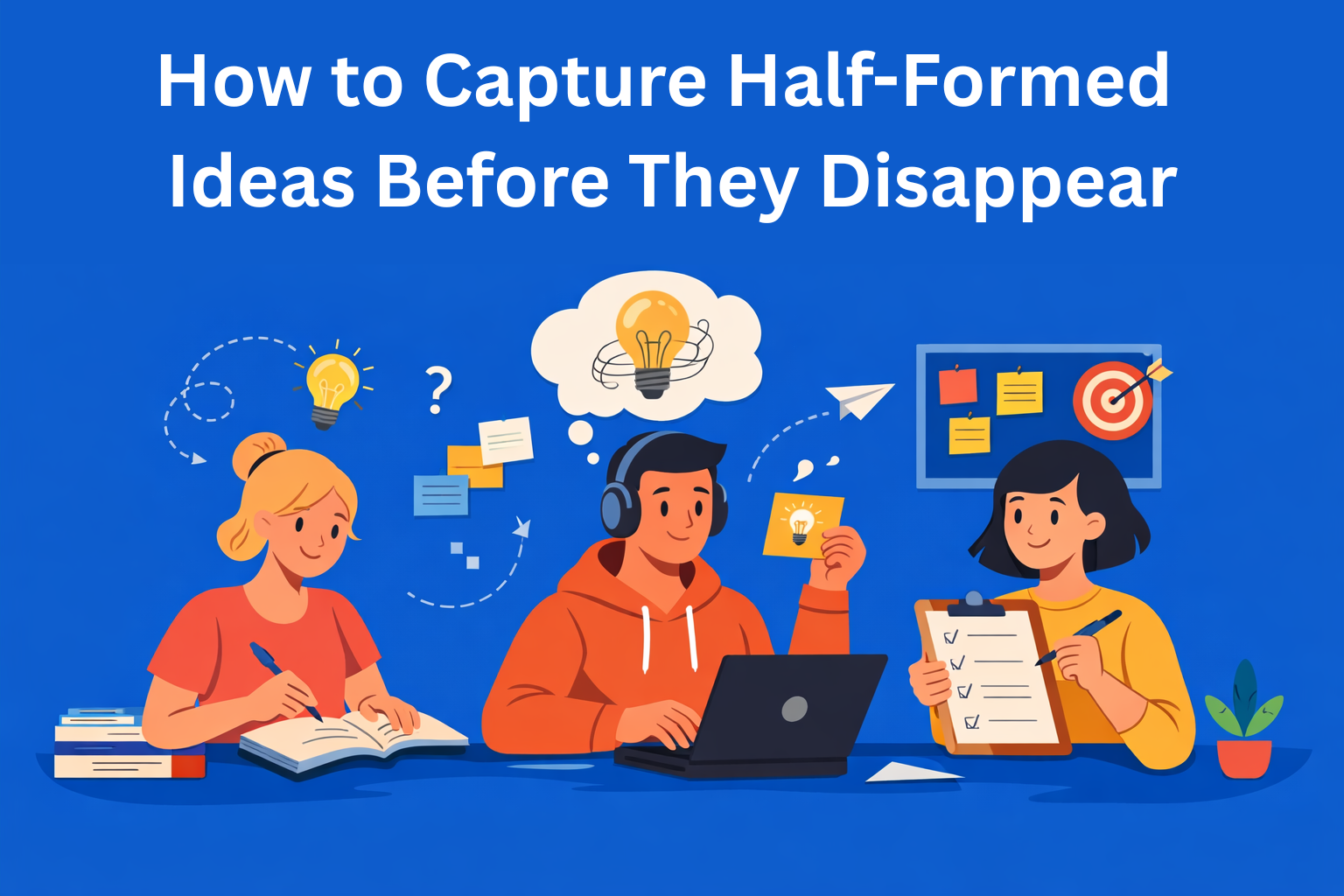 How to Capture Half-Formed Ideas Before They Disappear