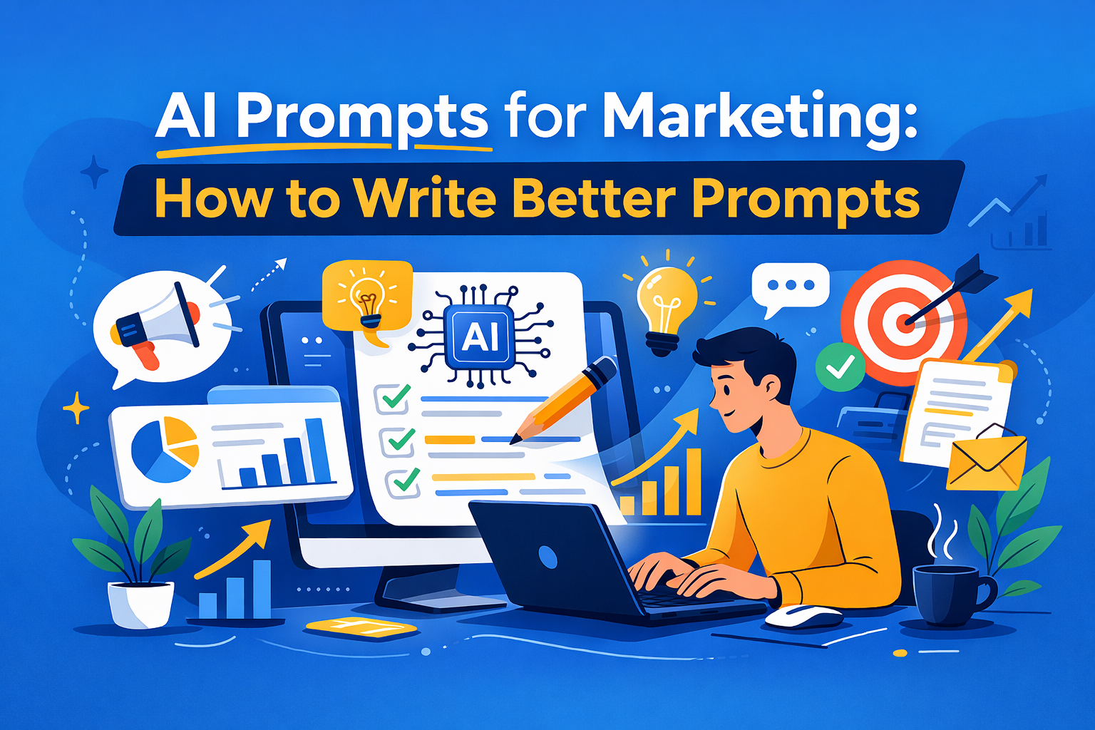 AI Prompts for Marketing: How to Write Better Prompts (+ Examples and Frameworks)