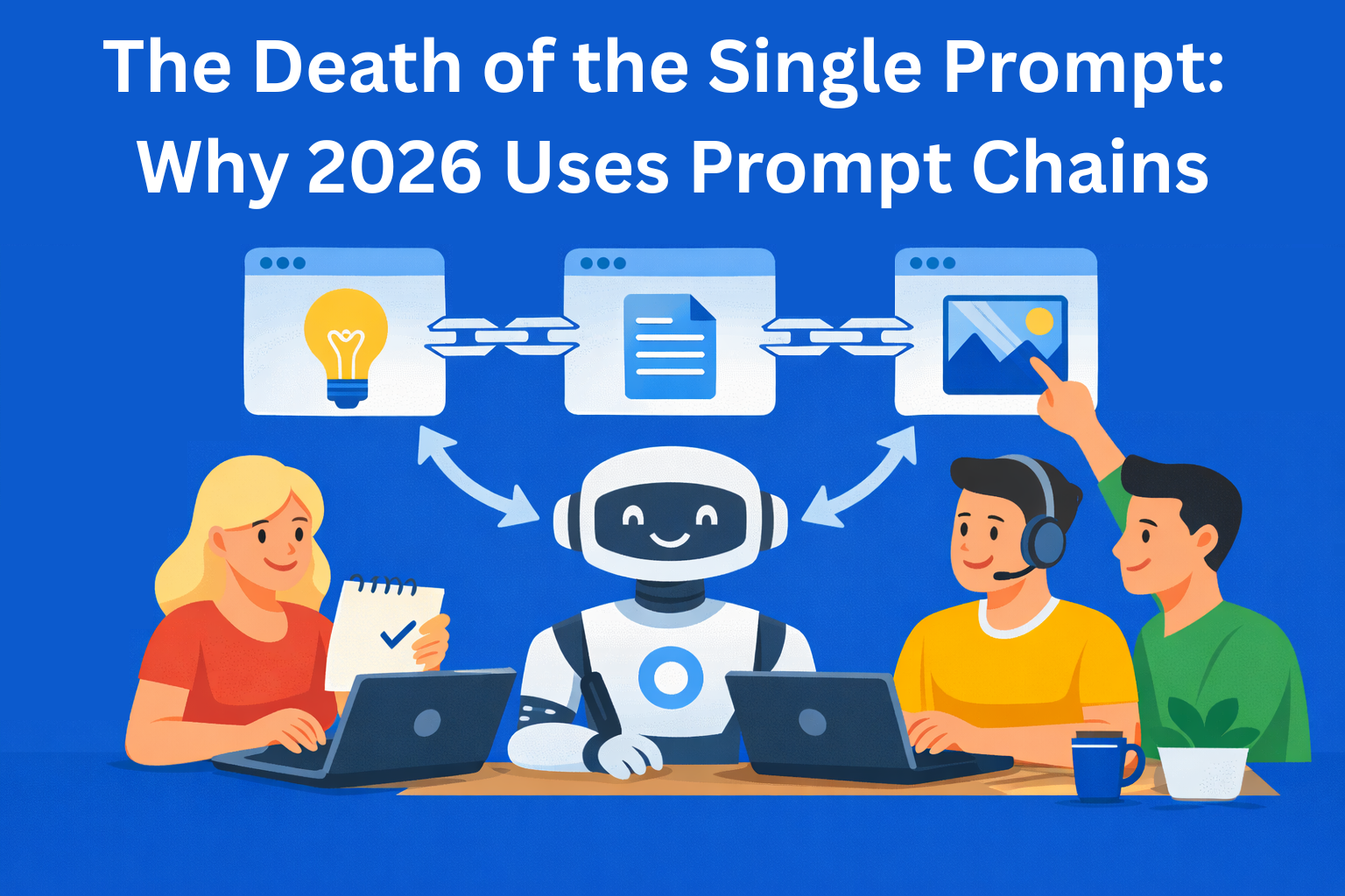 The Death of the Single Prompt: Why 2026 Content Runs on Prompt Chains