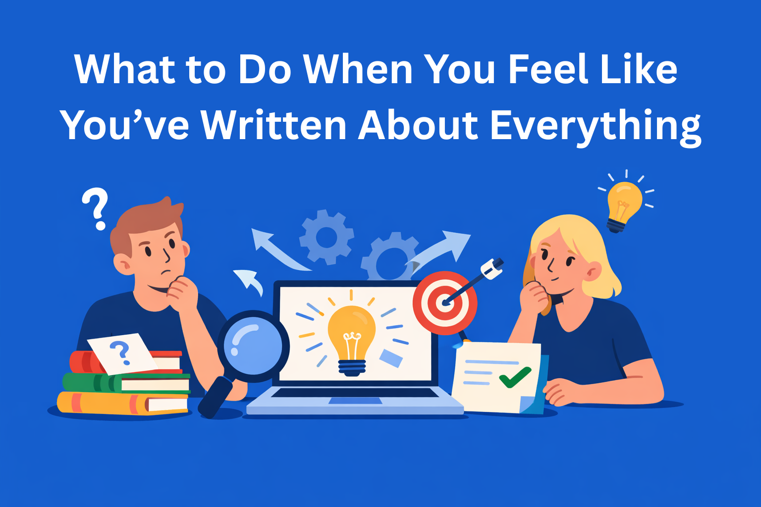 What to Do When You Feel Like You’ve Written About Everything