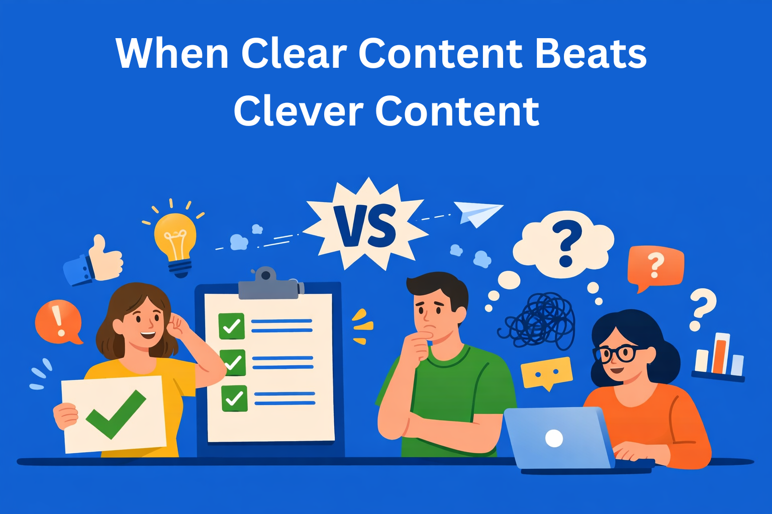 When Clear Content Beats Clever Content