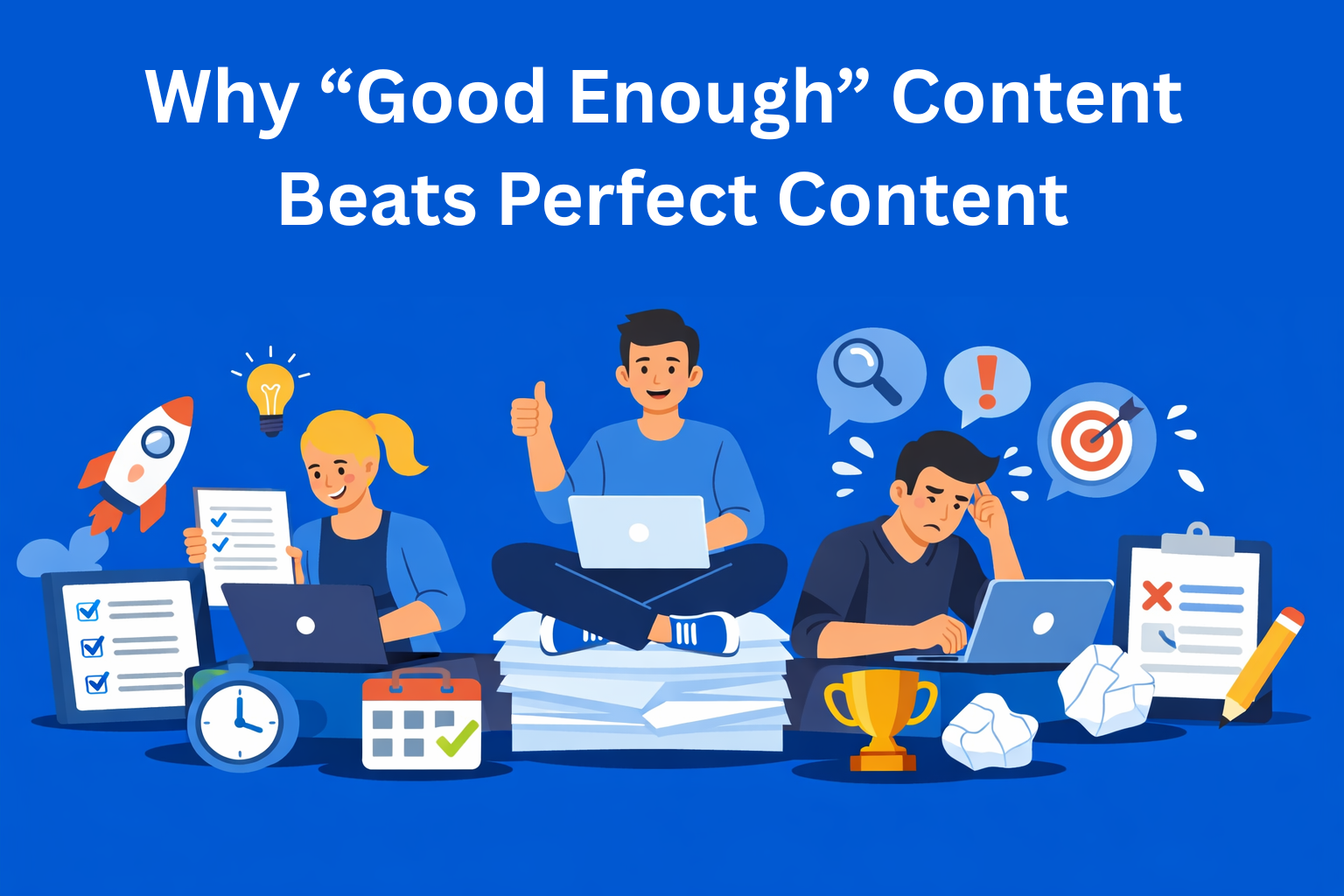 Why “Good Enough” Content Often Performs Better Than Perfect Content
