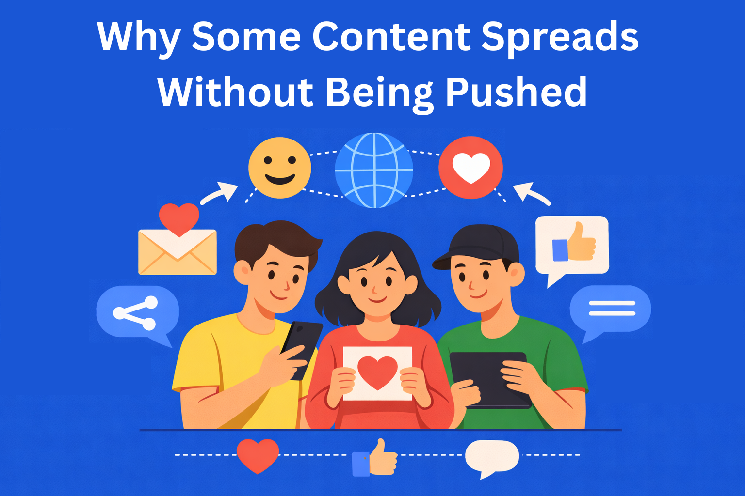 Why Some Content Spreads Without Being Pushed