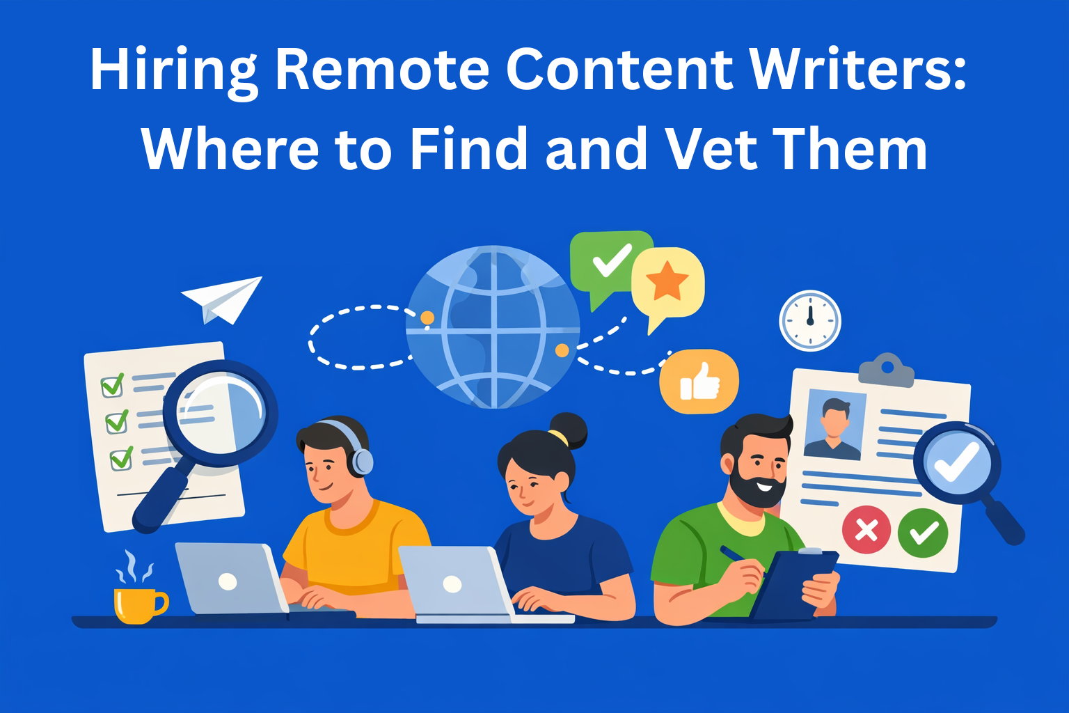 Hiring Remote Content Writers: Where to Find Them and How to Vet Them