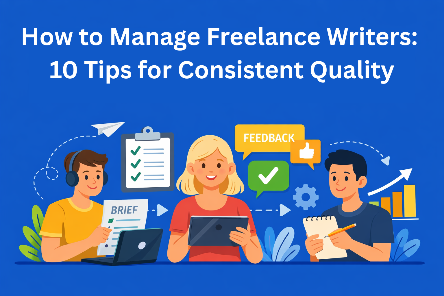 How to Manage Freelance Writers: 10 Tips for Consistent Quality