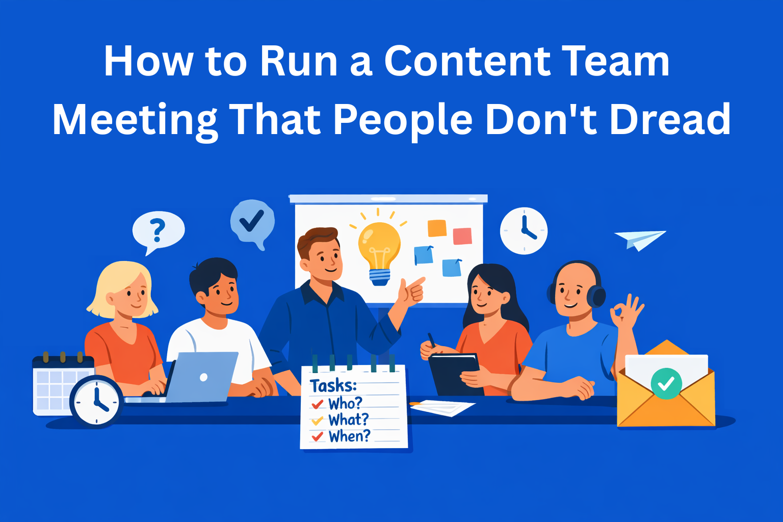 How to Run a Content Team Meeting That People Don't Dread