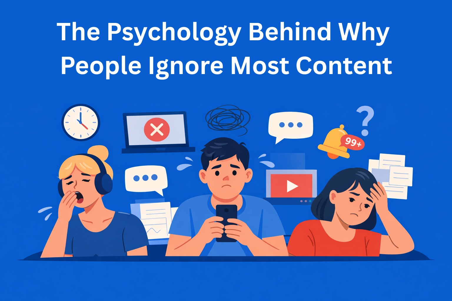 The Psychology Behind Why People Ignore Most Content