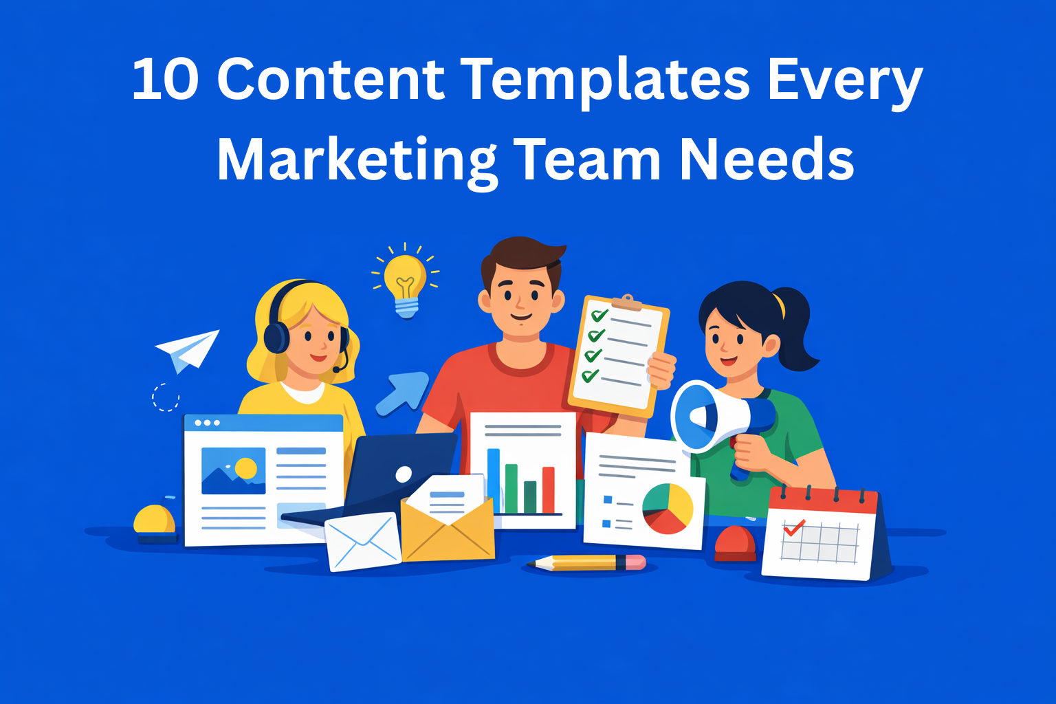 10 Content Templates Every Marketing Team Needs (Free Downloads)