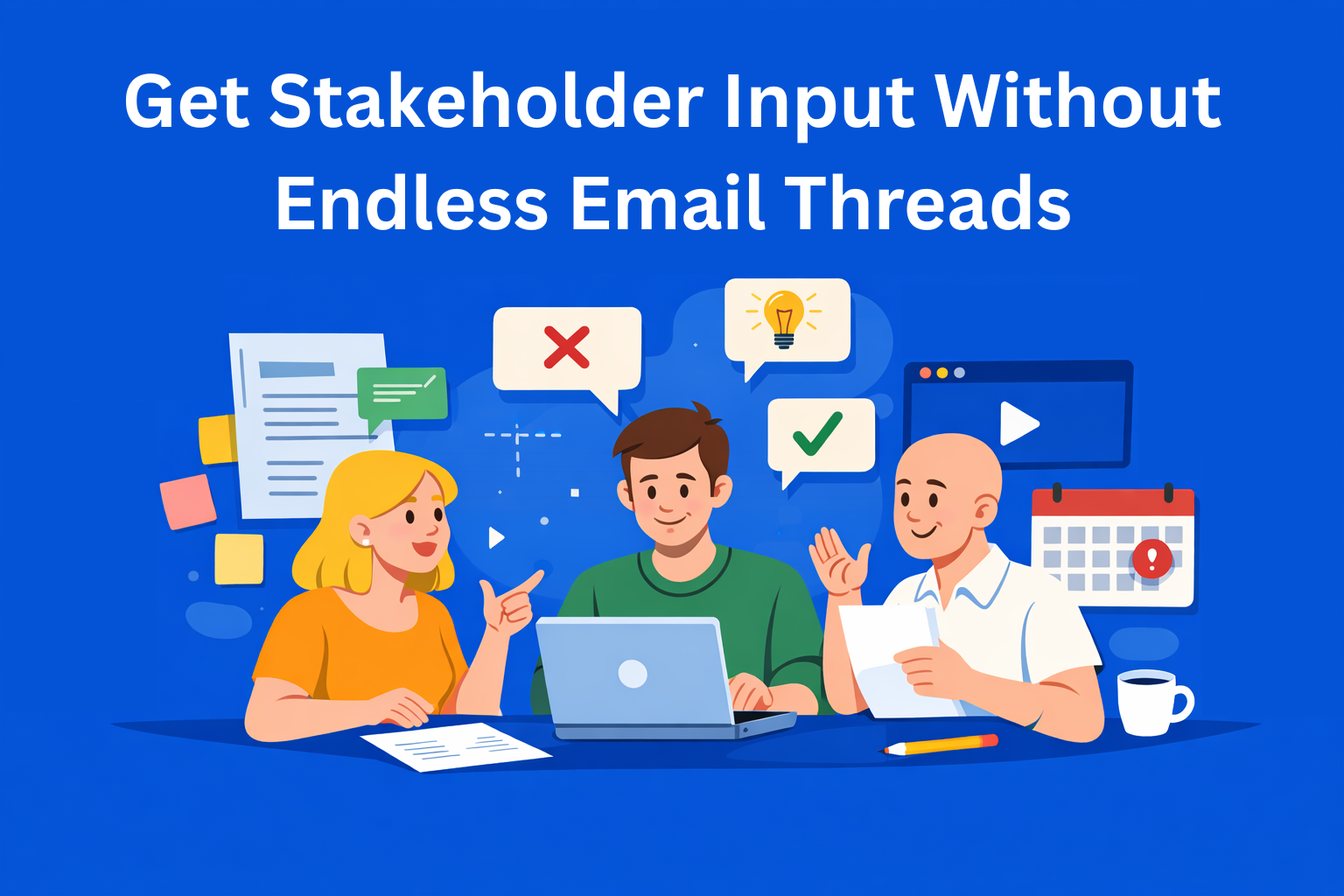 How to Get Stakeholder Input on Content Without Endless Email Threads