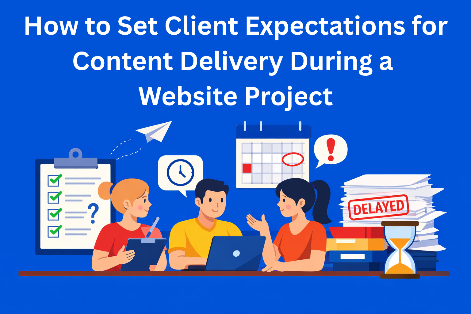 How to Set Client Expectations for Content Delivery During a Website Project
