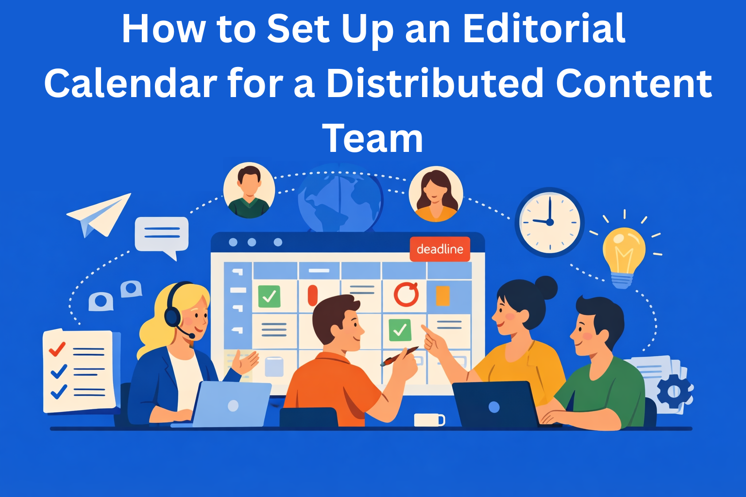 How to Set Up an Editorial Calendar for a Distributed Content Team