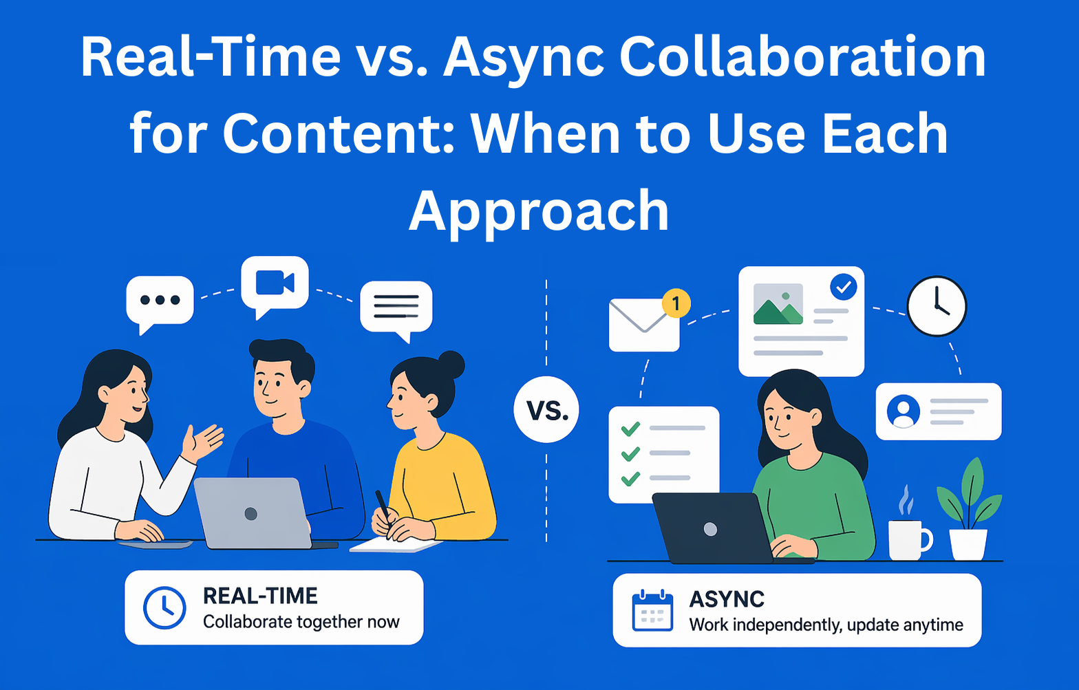 Real-Time vs. Async Collaboration for Content: When to Use Each Approach