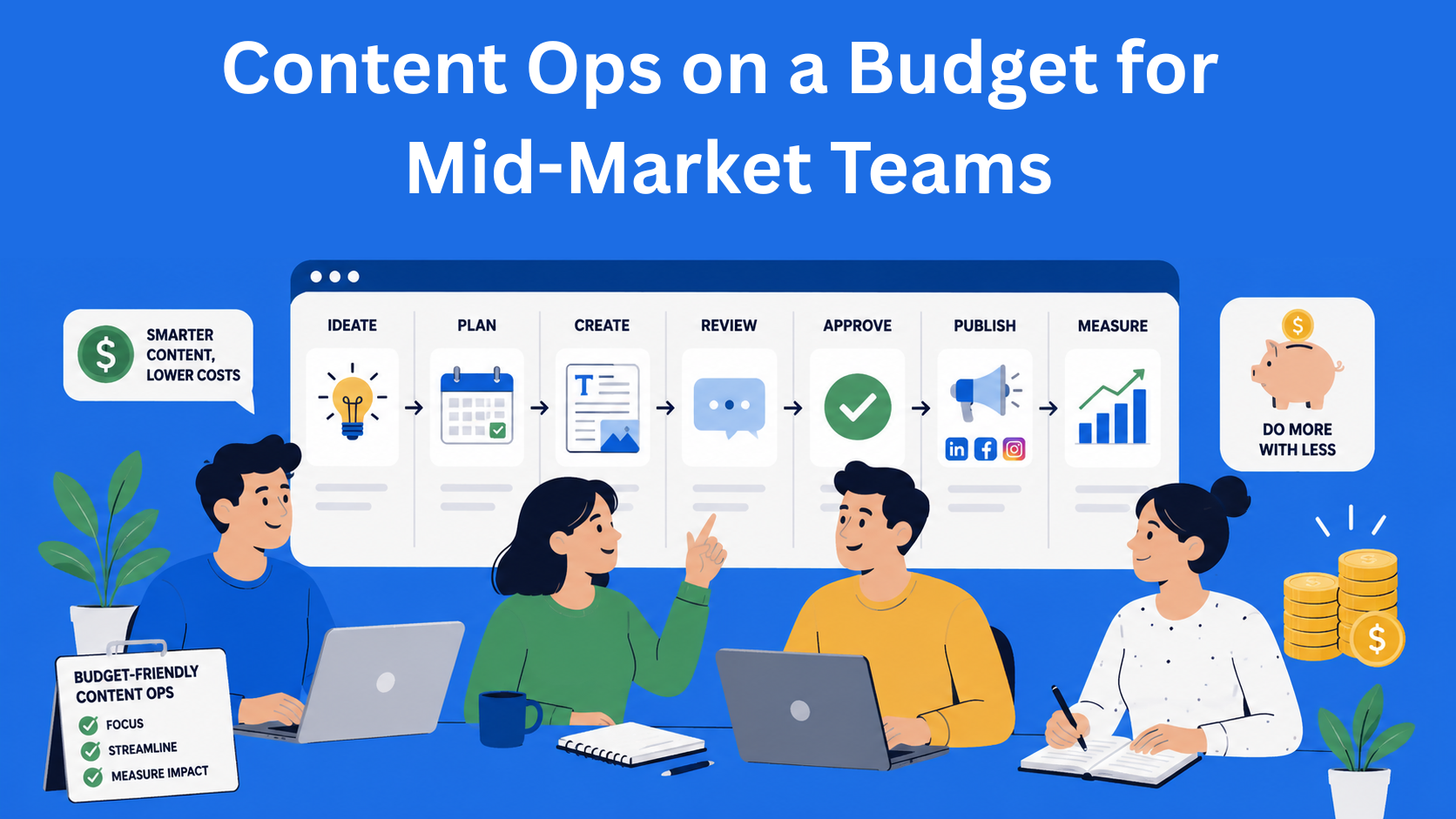 Building Content Operations on a Budget: Tools and Processes for Mid-Market Teams