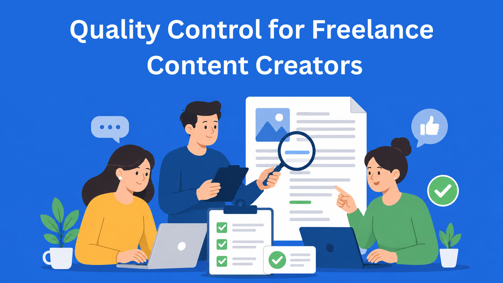 How to Maintain Quality Control When Working with Freelance Content Creators