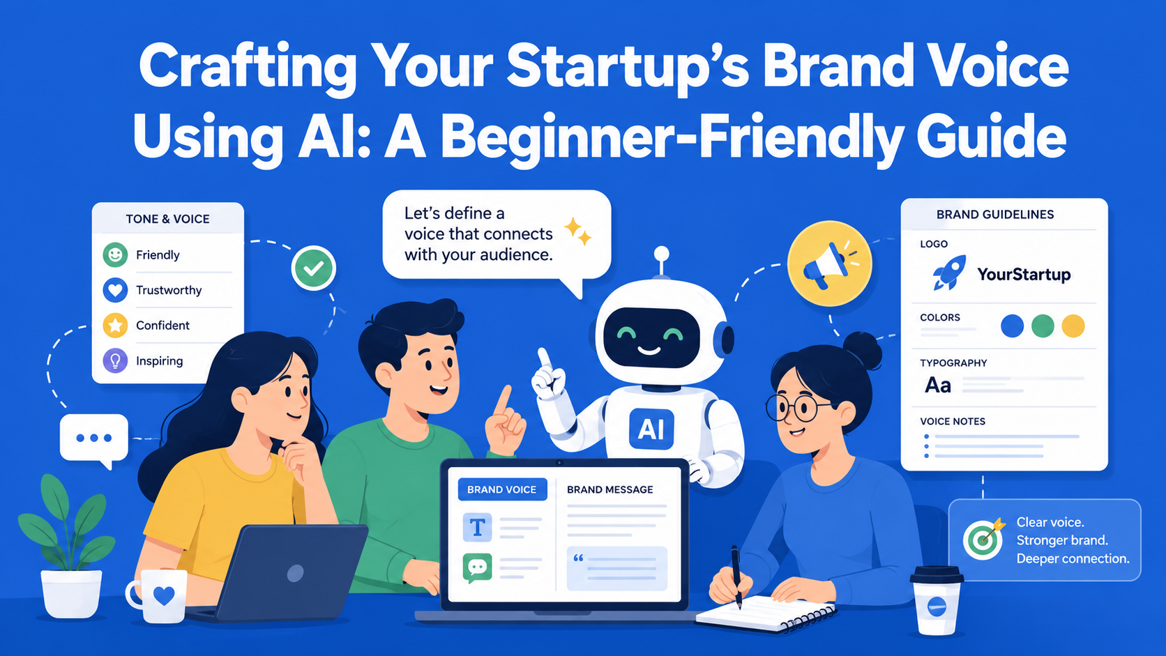 Crafting Your Startup’s Brand Voice Using AI: A Beginner-Friendly Guide